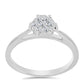 Anillo de Plata con Diamante blanco