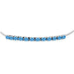 Pulsera de Plata con Topacio Azul Suizo