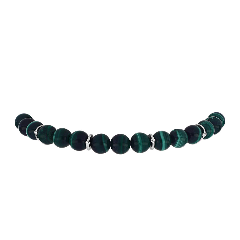 Pulsera de Plata con Malaquita 2 
