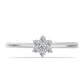 Anillo de Plata con Diamante blanco