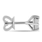 Pendientes de Plata con Diamante blanco