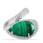 Anillo de Plata con Malaquita