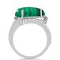 Anillo de Plata con Malaquita