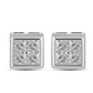 Pendientes de Plata con Diamante blanco