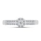 Anillo de Plata con Diamante blanco