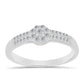 Anillo de Plata con Diamante blanco