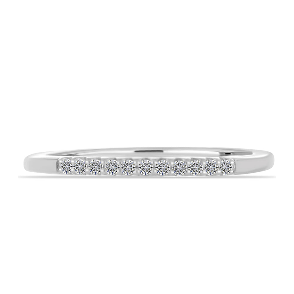 Anillo de Plata con Diamante blanco