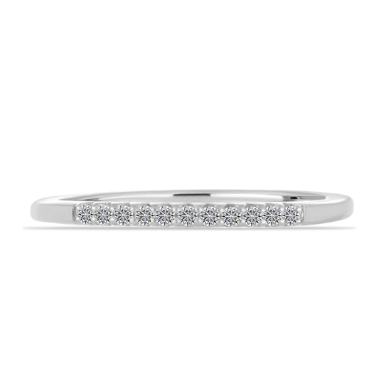 Anillo de Plata con Diamante blanco