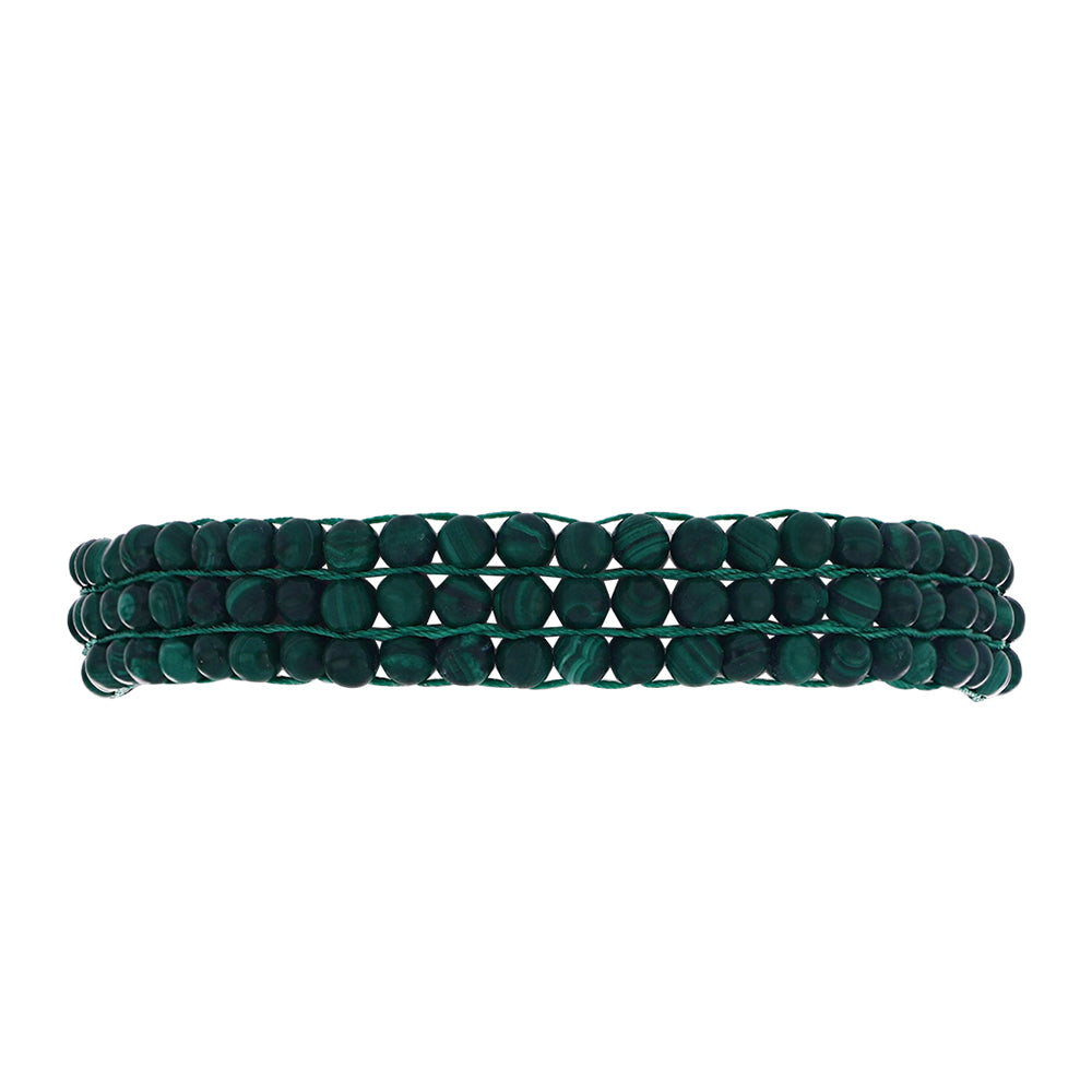 Pulsera de Plata con Malaquita 2 