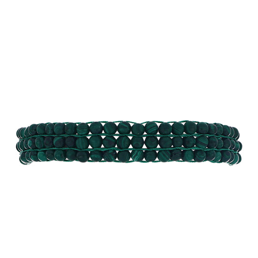 Pulsera de Plata con Malaquita