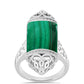 Anillo de Plata con Malaquita