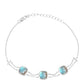 Pulsera de Plata con Labradorita de las Minas de Gullgruvene