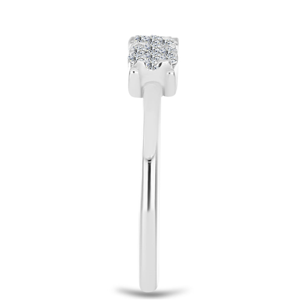 Anillo de Plata con Diamante blanco