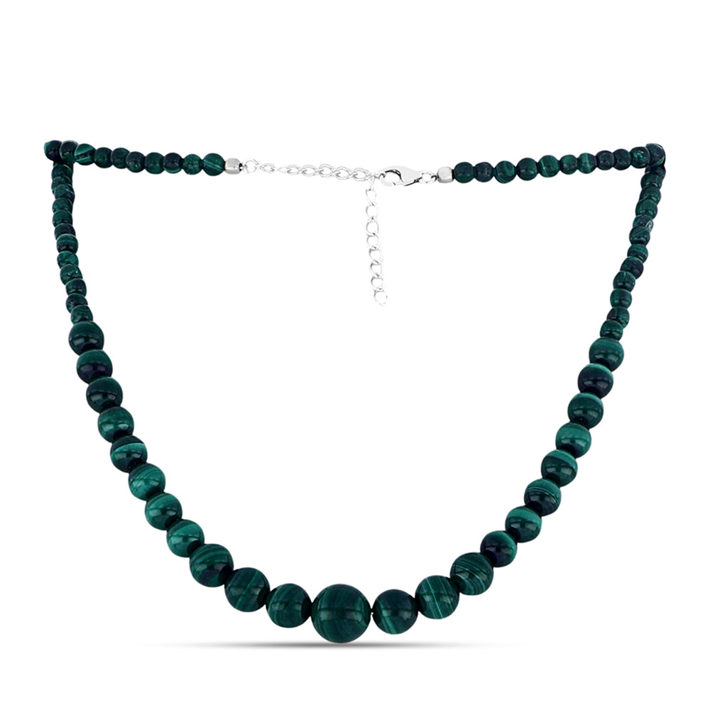 Collar de Plata con Malaquita