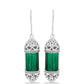 Pendientes de Plata con Malaquita