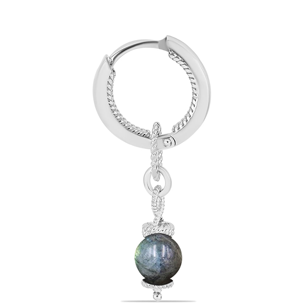 Pendientes de Plata con Labradorita de las Minas de Gullgruvene 2 
