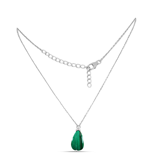 Collar de Plata con Malaquita