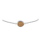 Pulsera de Plata con Drusa Dorada