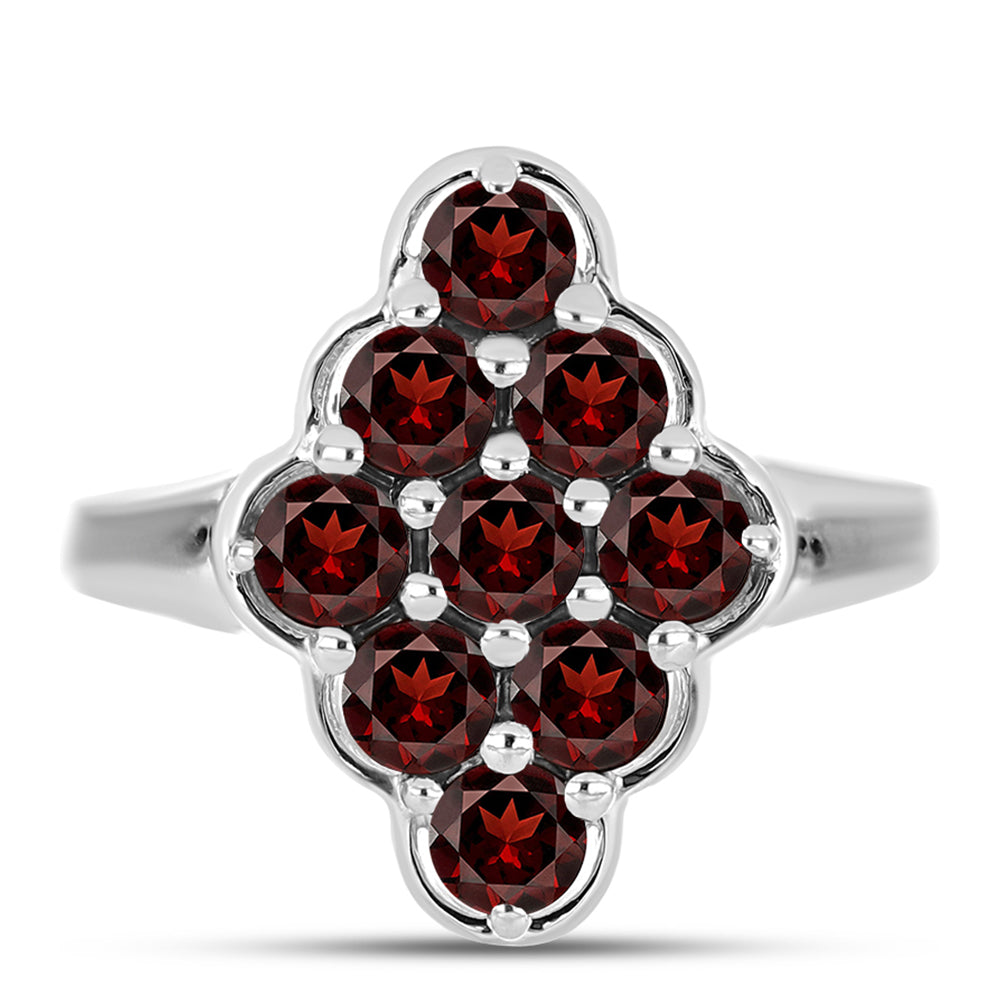 Anillo de Plata con Granate Barton