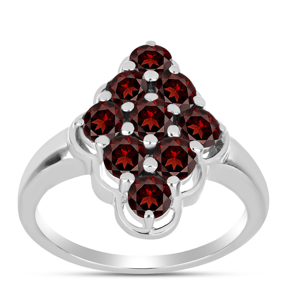 Anillo de Plata con Granate Barton 3 