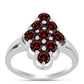 Anillo de Plata con Granate Barton