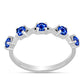 Anillo de Plata con Zafiro Azul Australiano