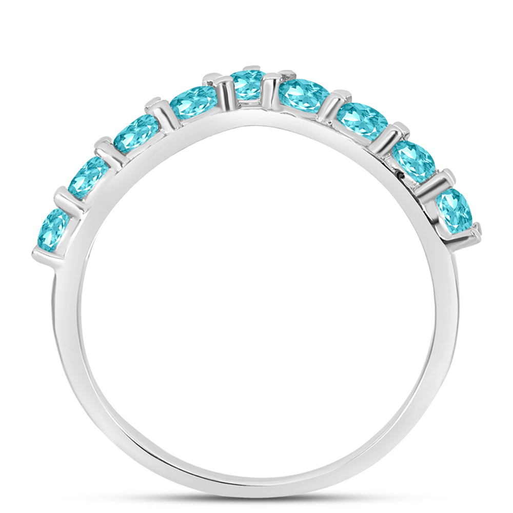 Anillo de Plata con Cuarzo Paraiba 2 