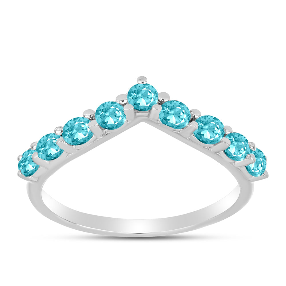Anillo de Plata con Cuarzo Paraiba
