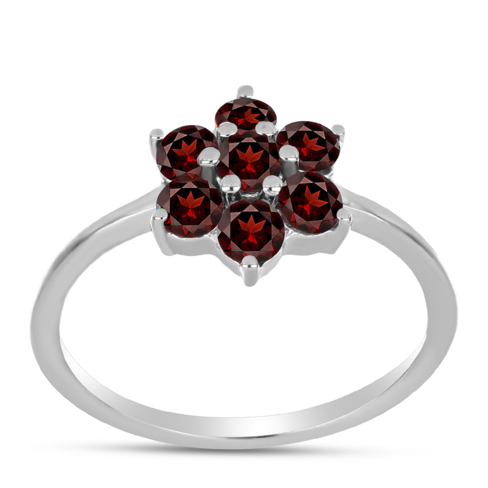 Anillo de Plata con Granate Barton 3 