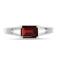 Anillo de Plata con Granate Barton