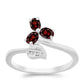 Anillo de Plata con Granate Barton