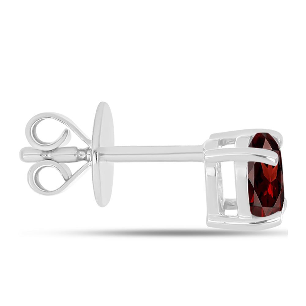 Pendientes de Plata con Granate Barton 2 