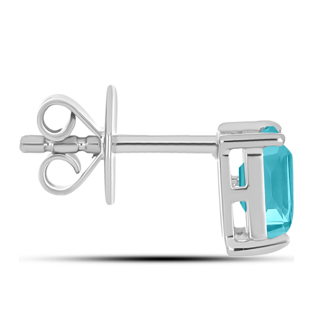 Pendientes de Plata con Cuarzo Paraiba