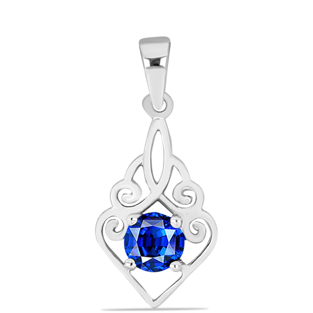 Colgante de Plata con Zafiro Azul Australiano 1 