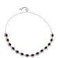 Pulsera de Plata con Granate Barton y Topacio Blanco