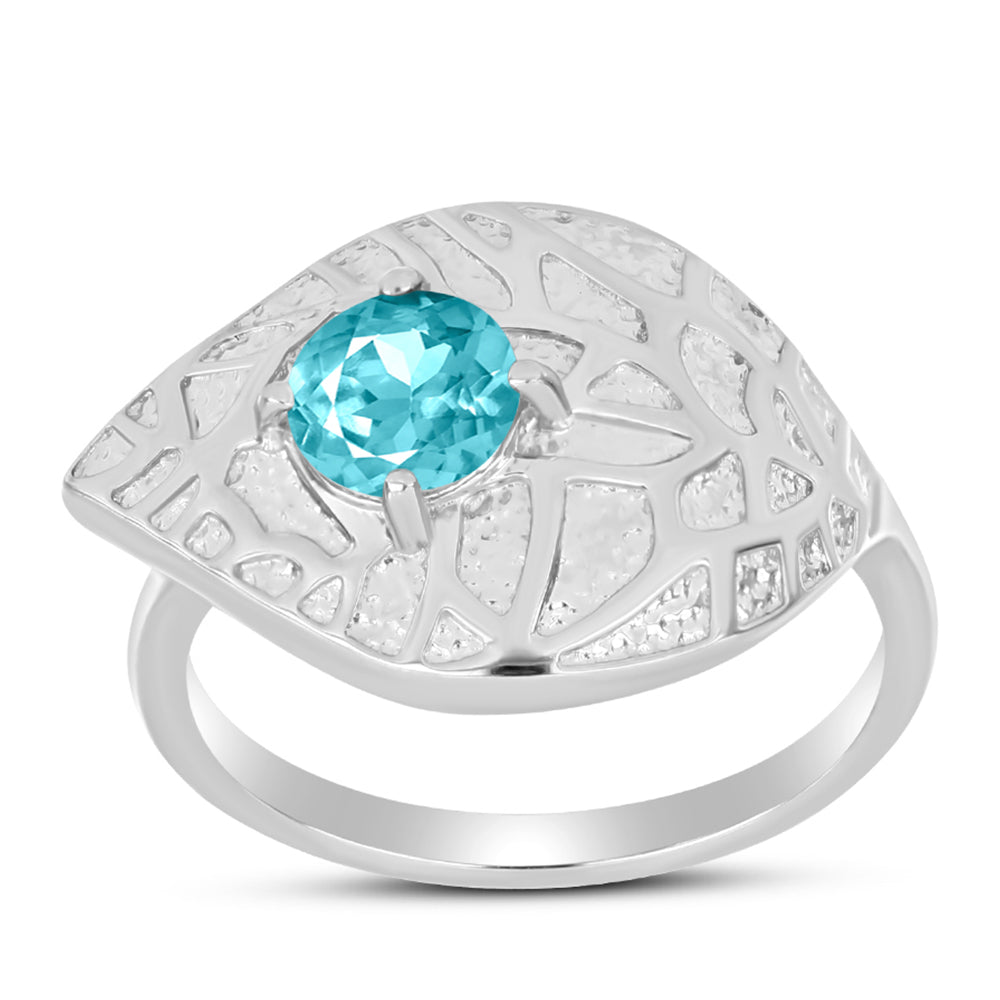 Anillo de Plata con Cuarzo Paraiba 3 