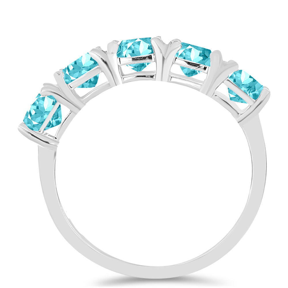 Anillo de Plata con Cuarzo Paraiba 2 