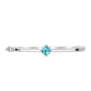 Brazalete de Plata con Cuarzo Paraiba