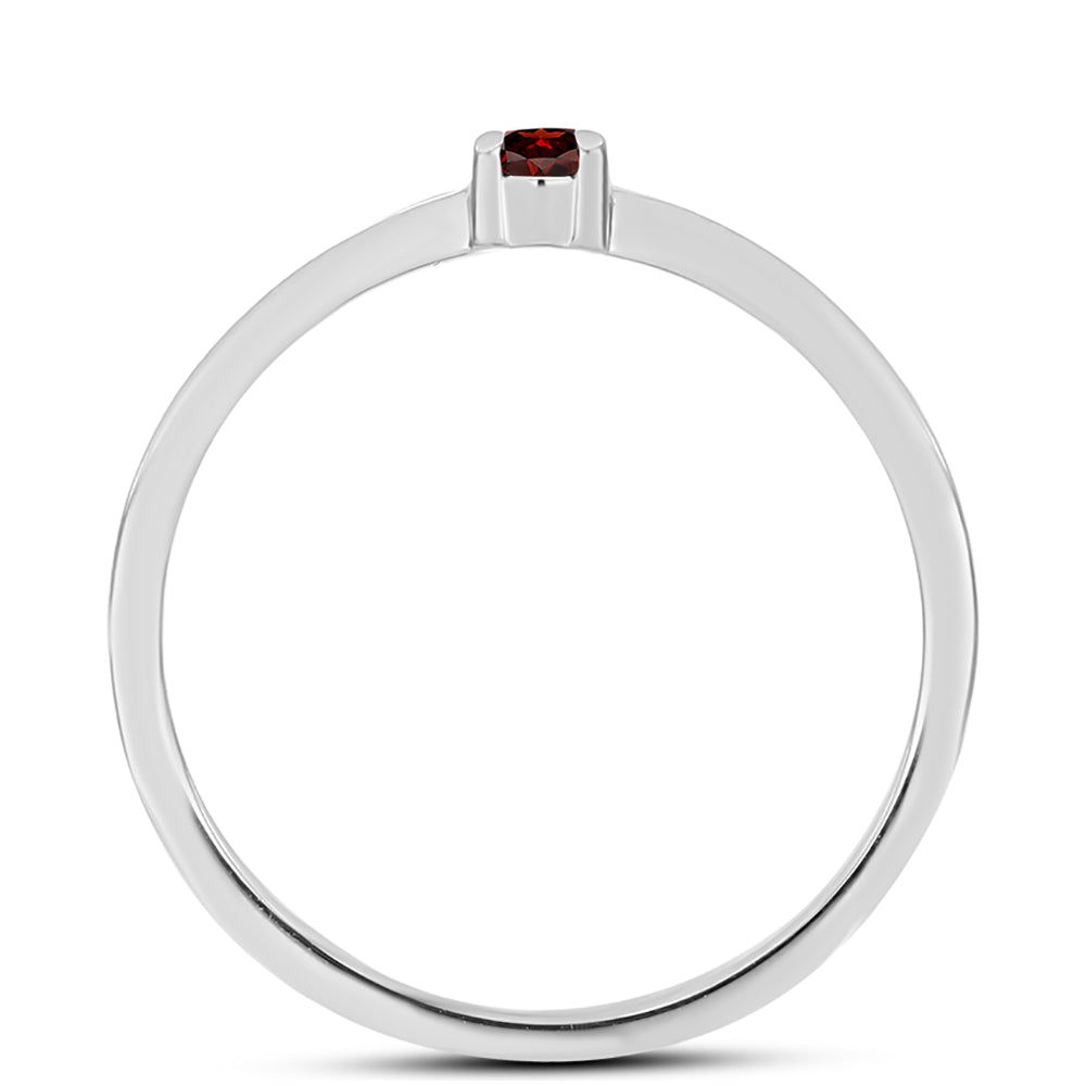 Anillo de Plata con Granate Barton