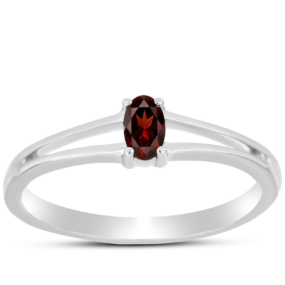 Anillo de Plata con Granate Barton 3 