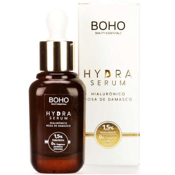 Sérum facial BOHO HydraSerum  con moléculas de ácido hialurónico de 4 tamaños diferentes, 30ml 3 