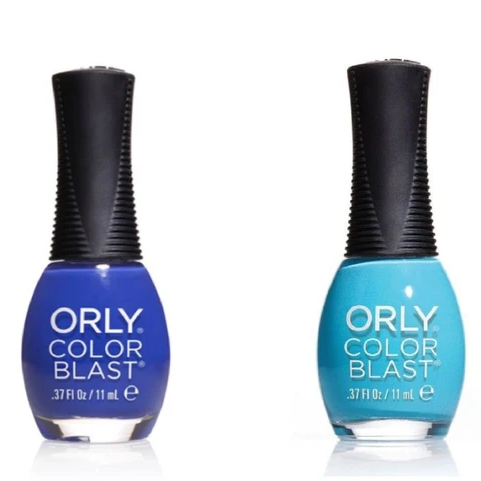 Esmalte de uñas Orly explosión de color, morado y cielo azul - 1+1 de REGALO - 2 x 11 ml 1 