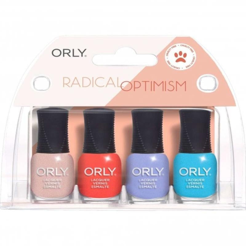 Set de 4 piezas de esmaltes de uñas Orly - 4 x 5.3 ml