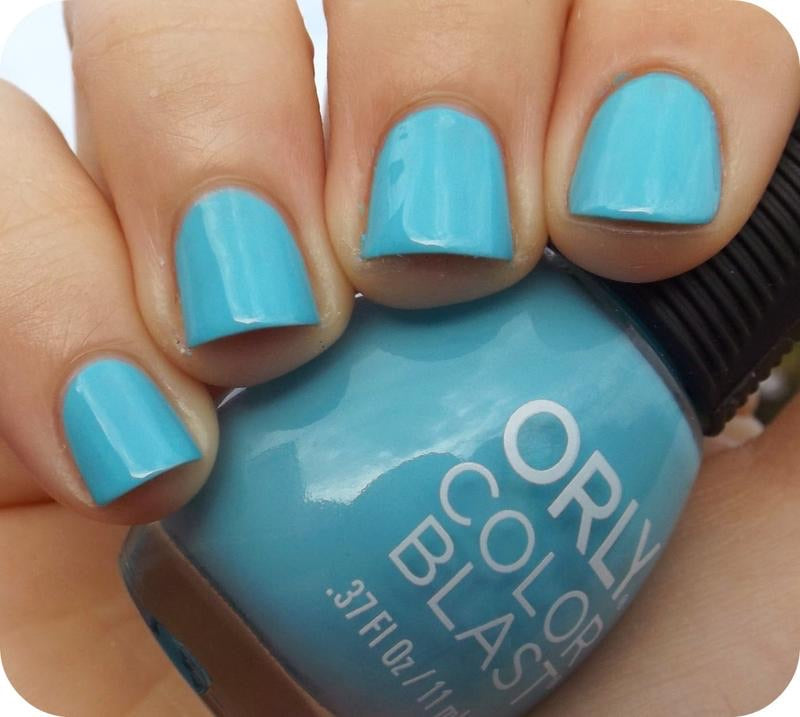 Esmalte de uñas Orly explosión de color, morado y cielo azul - 1+1 de REGALO - 2 x 11 ml