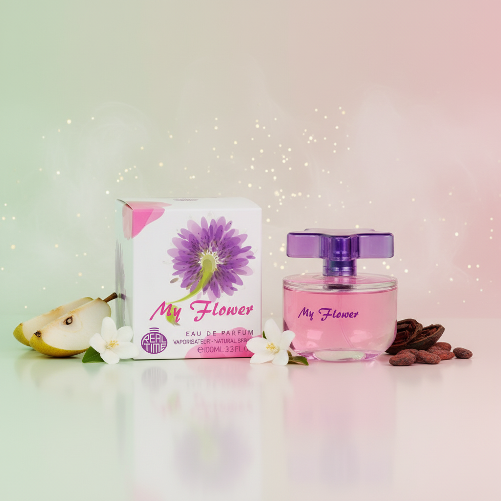 100 ml Eau de Parfum "My Flower" Floral - Fragancia Especiada para Mujer 3 