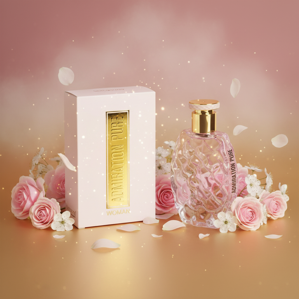 100 ml Eau de Parfume ADMIRATON PURE cu Arome Florale pentru Femei 2 