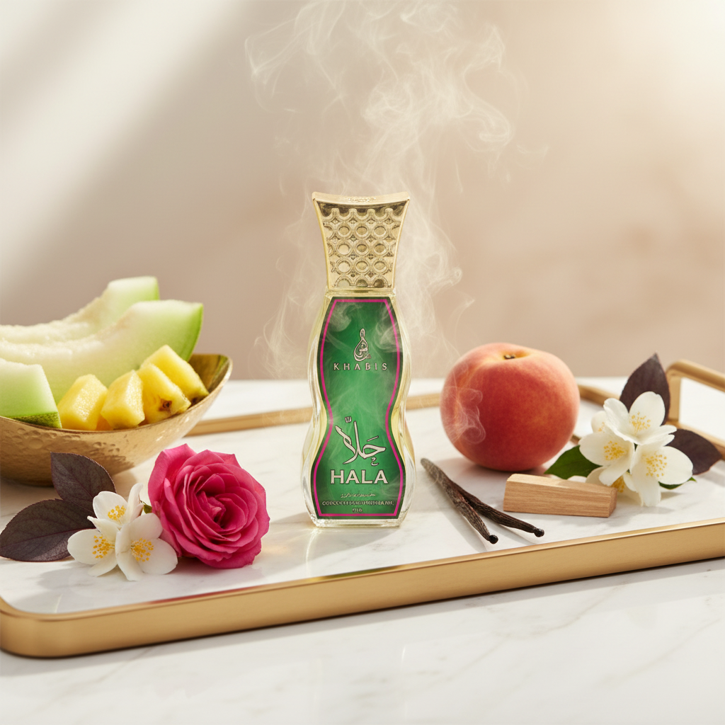 HALA 20 ml, perfume en aceite, fragancia floral afrutada para mujeres 4 
