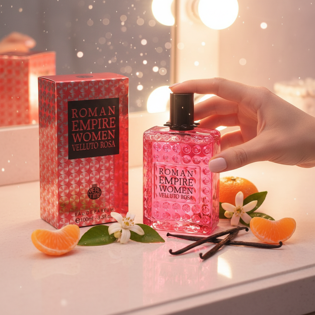 " Roman Empire Velluto Rose" EDP 100 ml, fragancia oriental floral