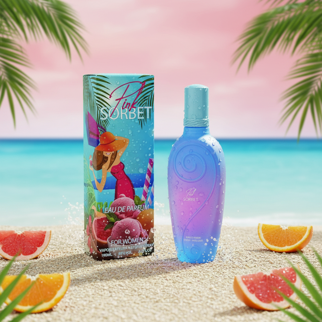 EDP 100 ml “Pink Sorbet” – fragancia frutal-floral