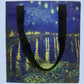 Bolso de viaje, Van Gogh - Noche estrellada sobre el Ródano